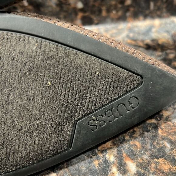 Guess Brown Suede Cutout Pointed Toe Heels Sz 10M - Picture 12 of 14